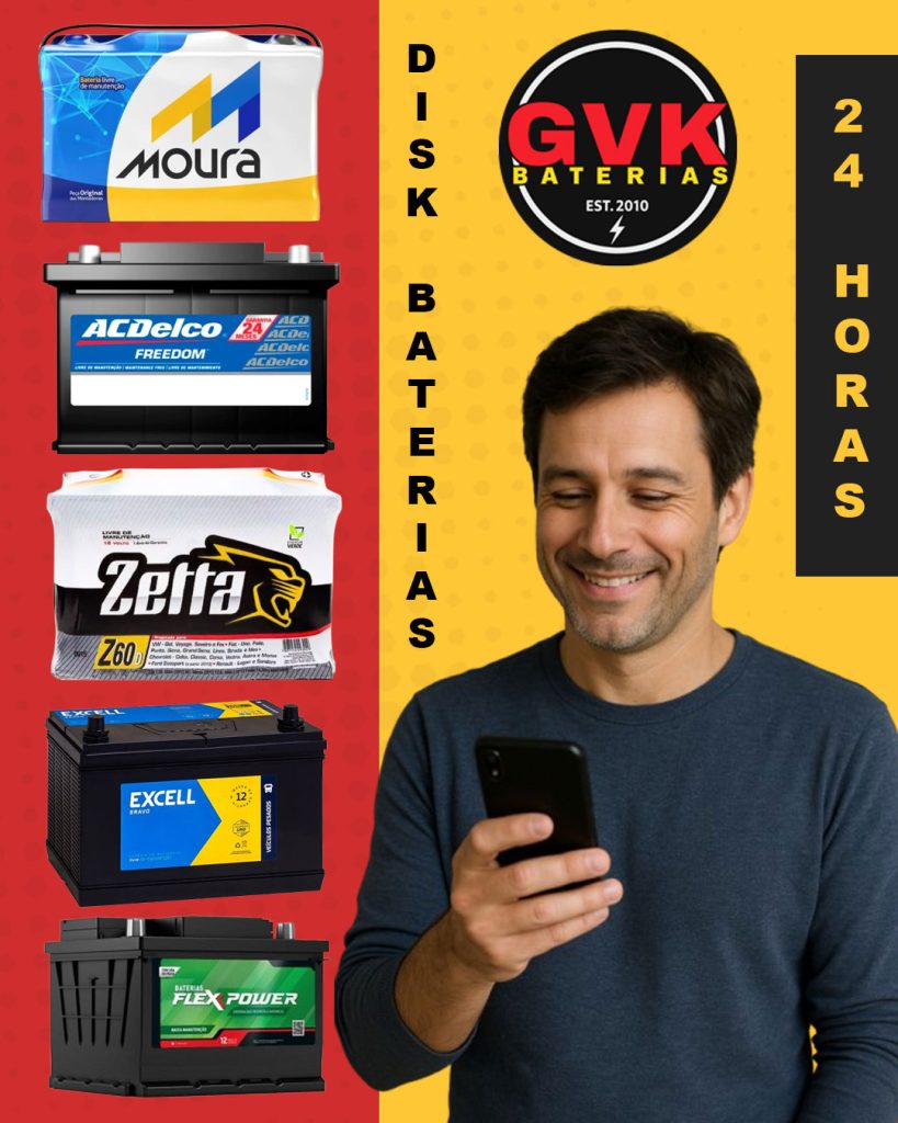 disk baterias 24 horas em São Paulo