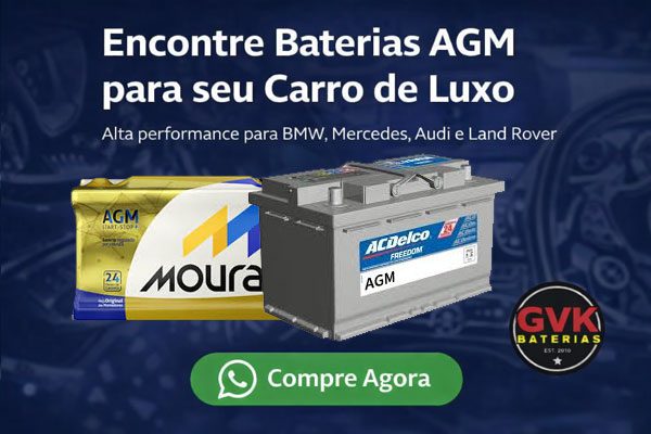 Bateria AGM Heliar para carros de luxo à venda na GVK Baterias