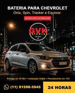 Bateria para Chevrolet em SP
