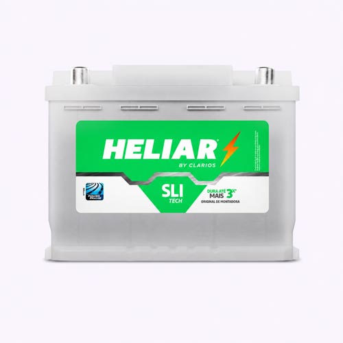 Representamos as principais marcas de baterias do mercado, reconhecidas pela durabilidade e performance: Heliar