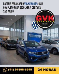 Bateria para Carro Volkswagen: em São Paulo com entrega e instalação grátis em 30 min, parcelamento em 10x