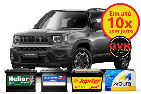 Bateria para Jeep Renegade em SP